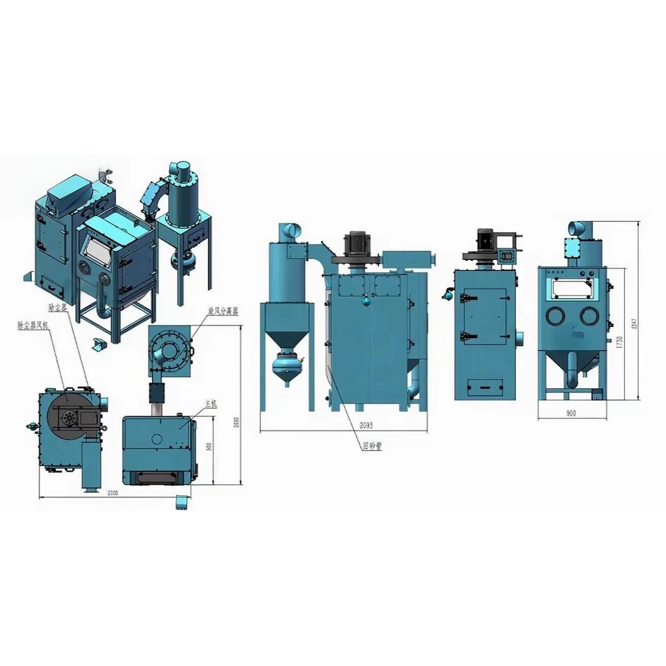 手动强压喷砂机 KB-MPJ9090A